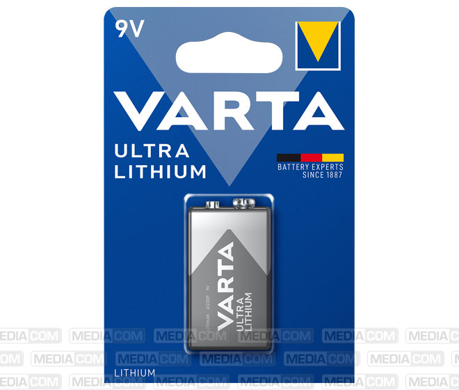 Batterie Lithium, E-Block, 6FR61, 9V