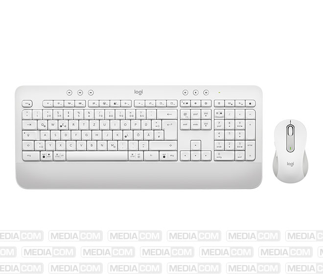 Tastatur/Maus Set MK650, Wireless, Bolt, Bluetooth, weiss