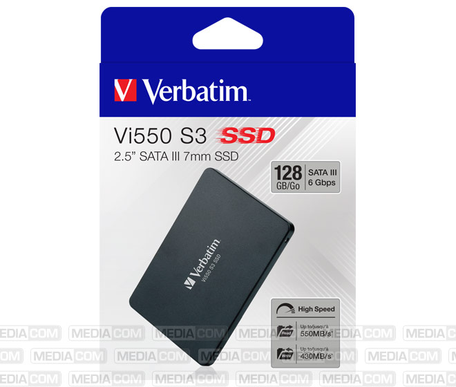 SSD 128GB, SATA-III, 6.35cm (2.5''), Vi550