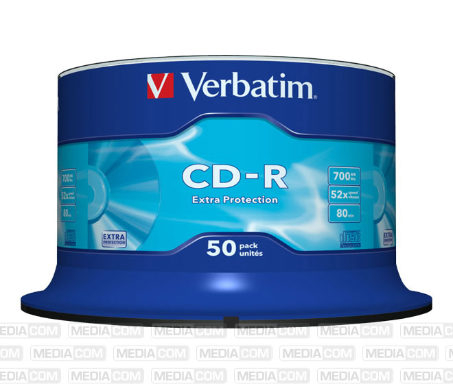 CD-R 80Min/700MB/52x Cakebox  (50 Disc)