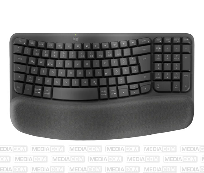 Tastatur Wave Keys, Wireless, Bluetooth, grafit