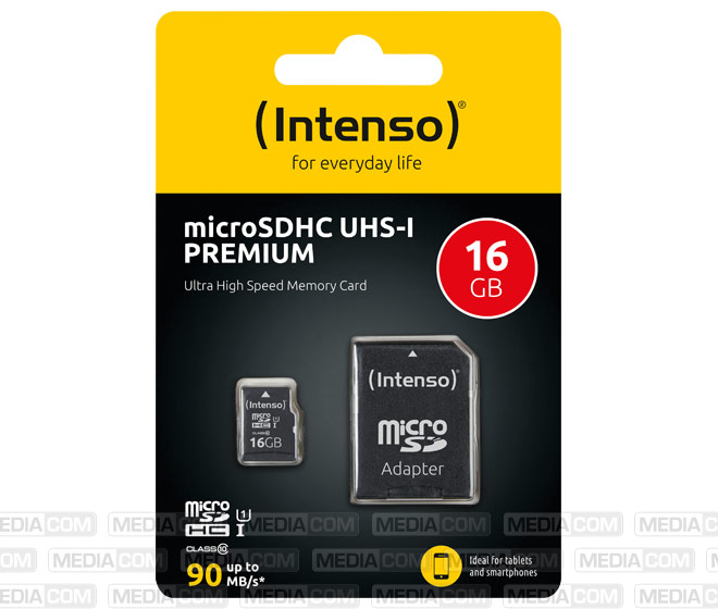 microSDHC Card 16GB, Premium, Class 10, U1