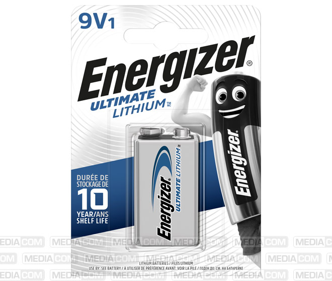 Batterie Lithium, E-Block, 6FR61, 9V
