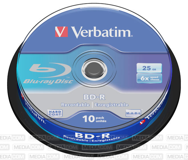 BD-R 25GB/1-6x Cakebox (10 Disc)