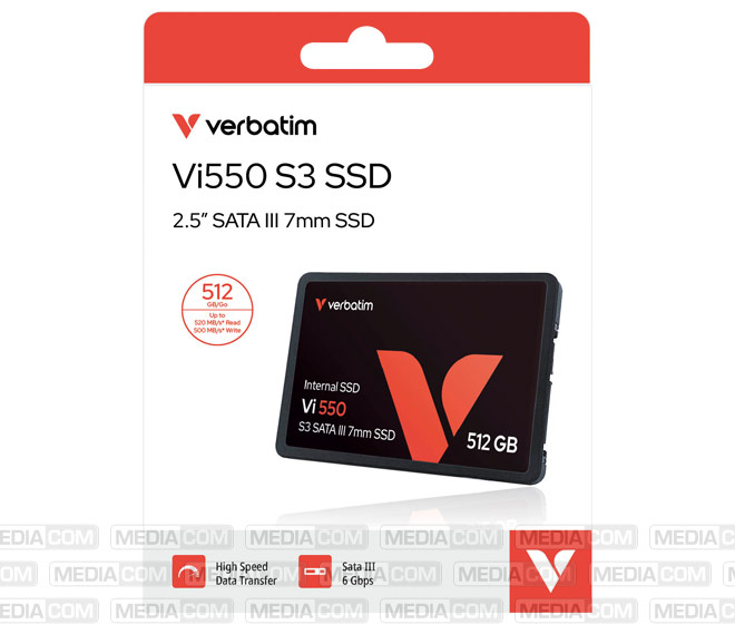SSD 512GB, SATA-III, 6.35cm (2.5''), Vi550