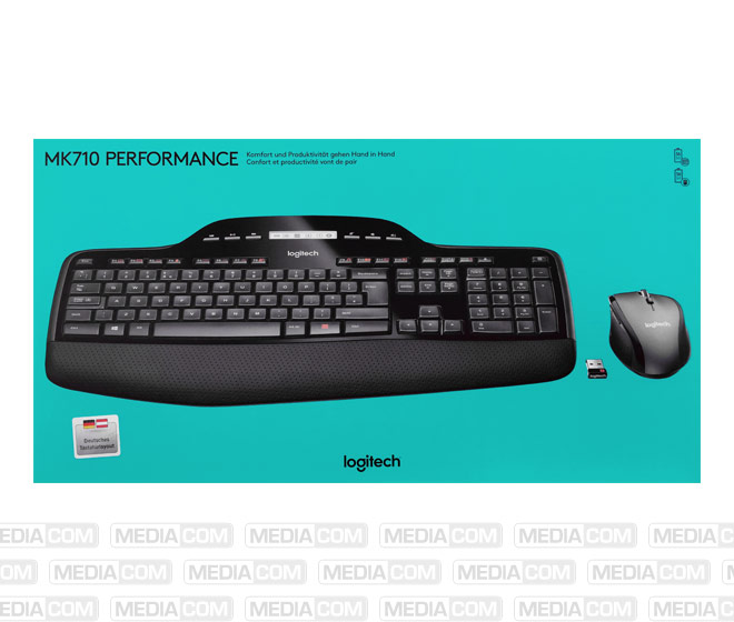 Tastatur/Maus Set MK710, Wireless, Unifying, schwarz
