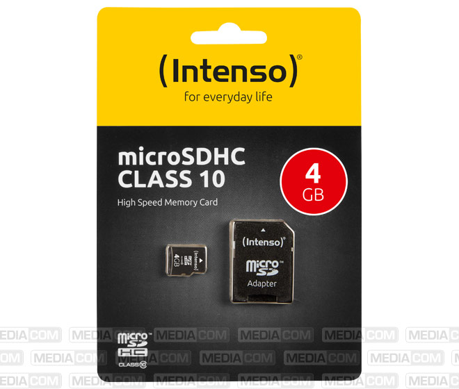 microSDHC Card  4GB, Class 10
