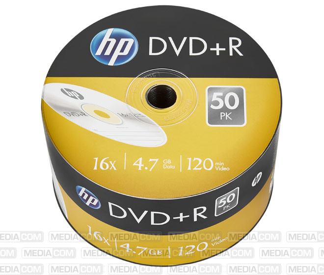 DVD+R 4.7GB/120Min/16x Bulk Pack (50 Disc)