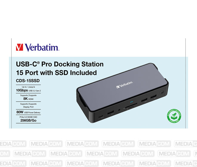 Docking Station, USB-C Pro, CDS-15SSD, 15-Port