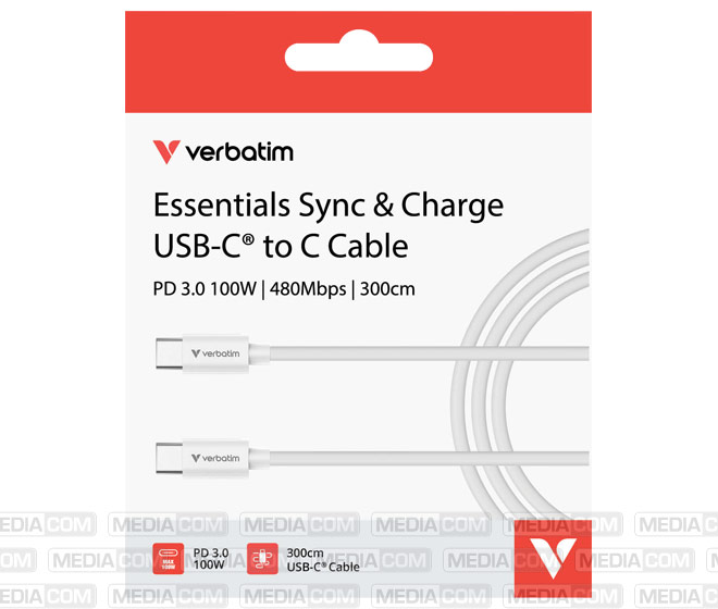 USB-Kabel Essentials, USB 2.0, USB-C/USB-C, TPE