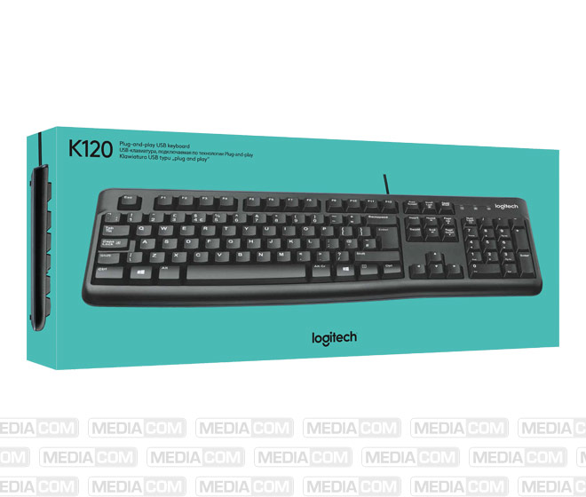 Tastatur K120, USB, schwarz