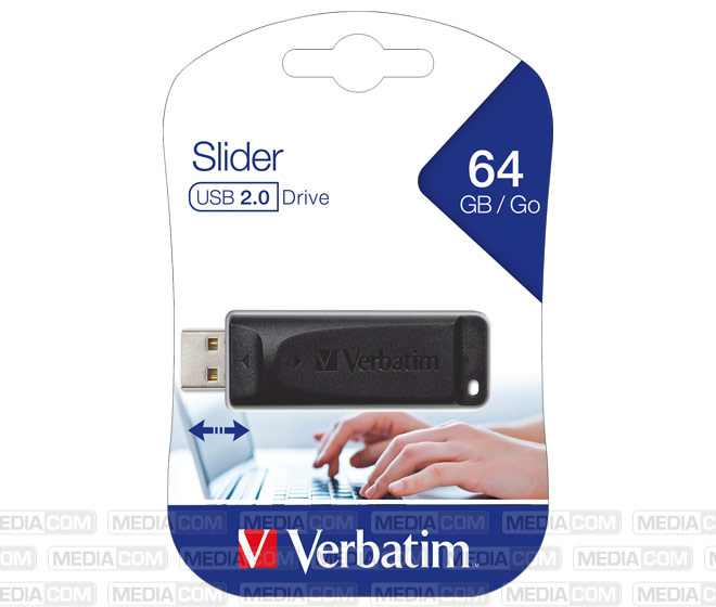 USB 2.0 Stick 64GB, Slider