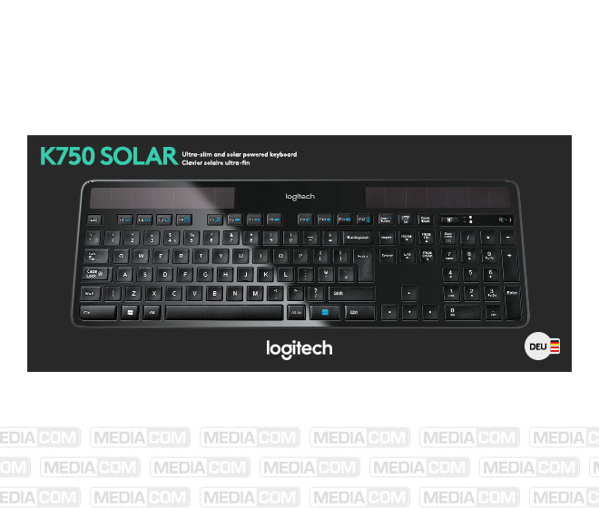 Tastatur K750, Wireless, schwarz