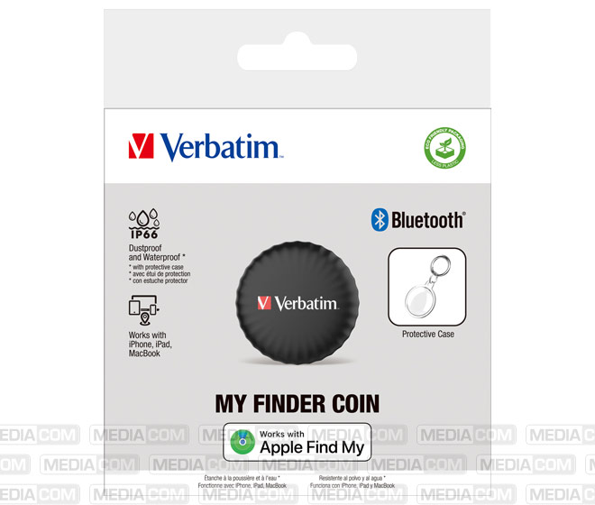 Tracker, My Finder Coin, MYFC-01B, schwarz