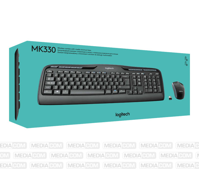 Tastatur/Maus Set MK330, Wireless, schwarz