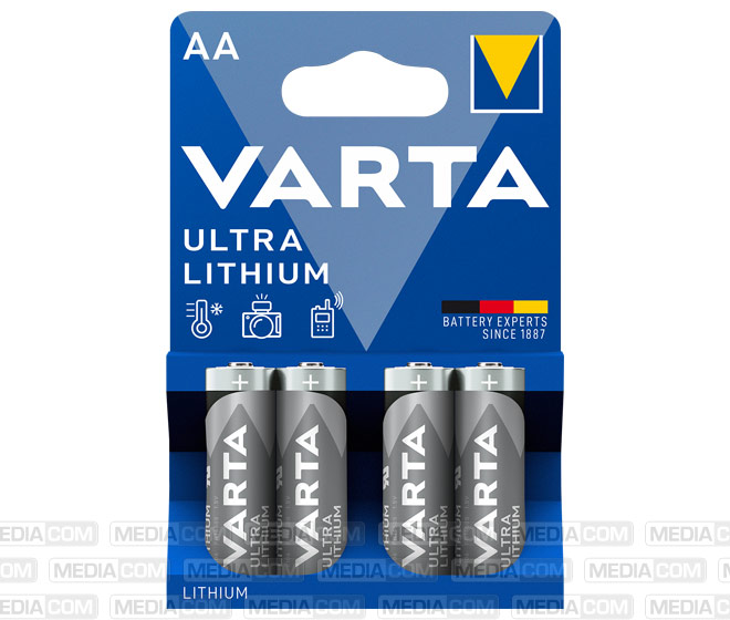 Batterie Lithium, Mignon, AA, FR06, 1.5V