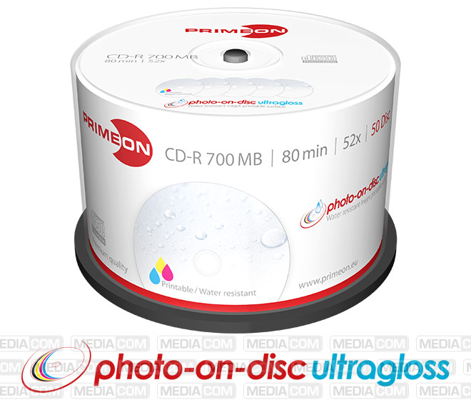 CD-R 80Min/700MB/52x Cakebox (50 Disc)