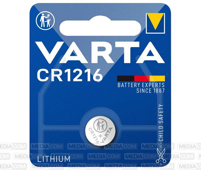 Batterie Lithium, Knopfzelle, CR1216, 3V