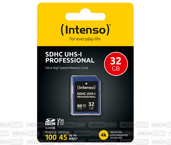 SDHC-Card 32GB, Professional, Class 10, U1, UHS-I