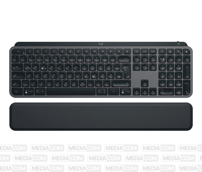 Tastatur MX Keys S, Wireless, Bluetooth, grafit