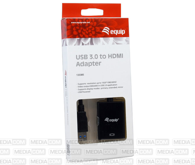 USB-Adapter, USB 3.0, USB-A/HDMI