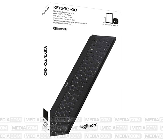 Tastatur Keys-To-Go, Wireless, Bluetooth, schwarz