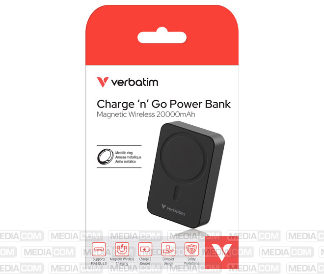 Akku Powerbank, 20.000mAh, schwarz