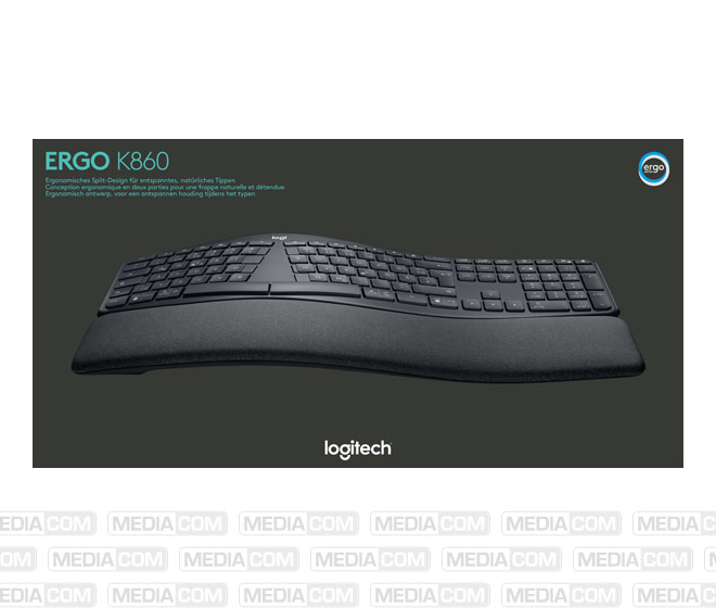 Tastatur K860, Wireless, Bluetooth, schwarz Tastatur K860, Wireless, Bluetooth, schwarz