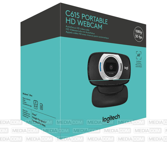 Webcam C615, Full HD 1080p, schwarz