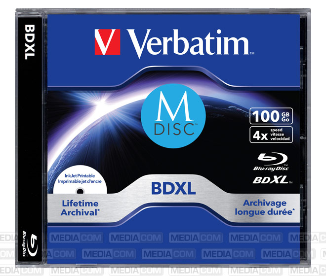 M-DISC BD-R XL 100GB/1-4x Jewelcase (1 Disc)