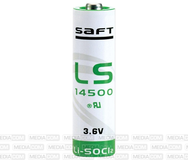 Batterie Lithium, LS14500, 3.6V, 2600mAh