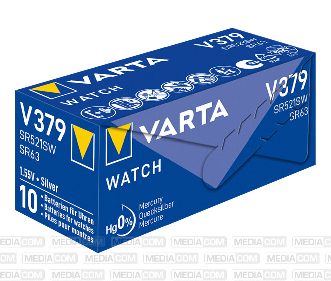 Batterie Silver Oxide, Knopfzelle, 379, SR63, 1.55V