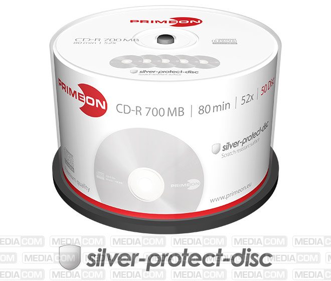 CD-R 80Min/700MB/52x Cakebox (50 Disc)