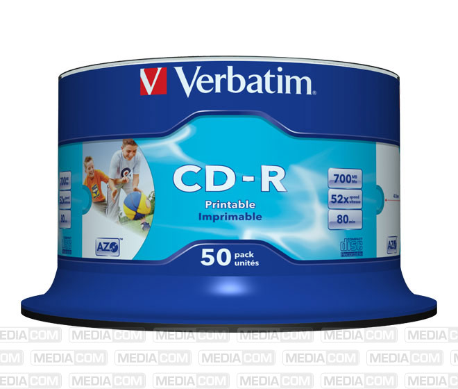 CD-R 80min/700MB/52x Cakebox (50 Disc)