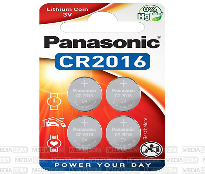 Batterie Lithium, Knopfzelle, CR2016, 3V