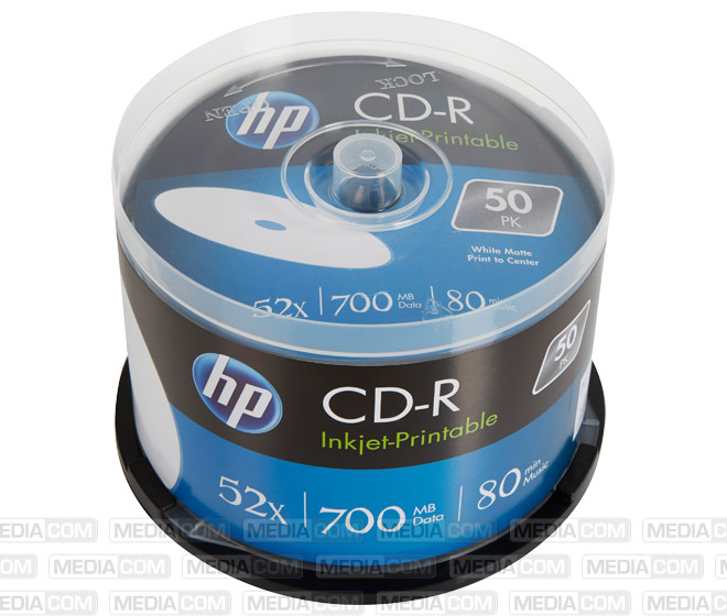 CD-R 80Min/700MB/52x Cakebox (50 Disc)