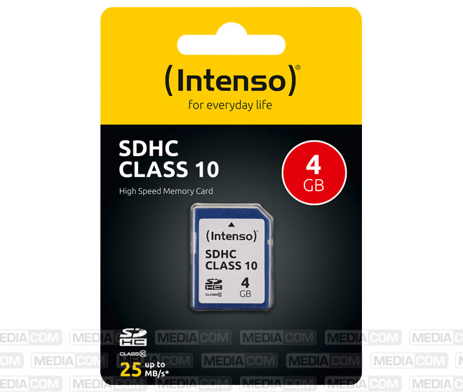 SDHC-Card  4GB, Class 10