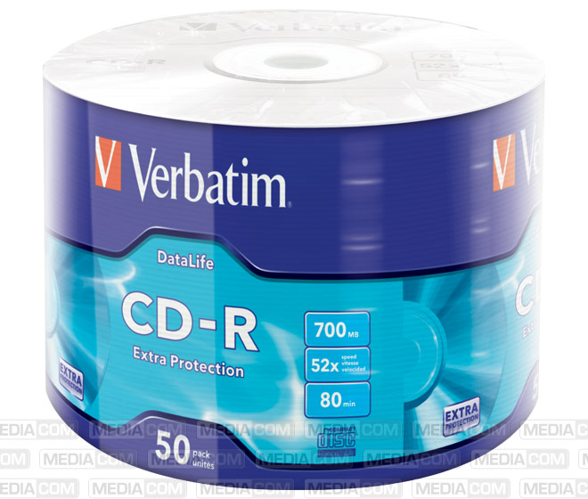 CD-R 80Min/700MB/52x Eco-Pack (50 Disc)