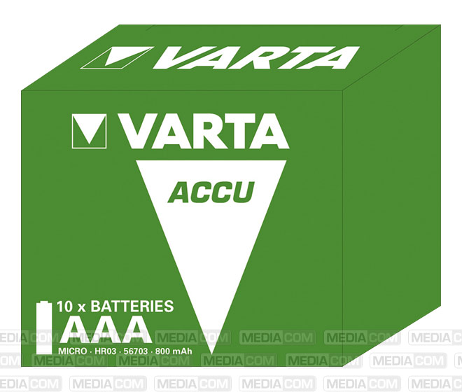 Akku NiMH, Micro, AAA, HR03, 1.2V/800mAh