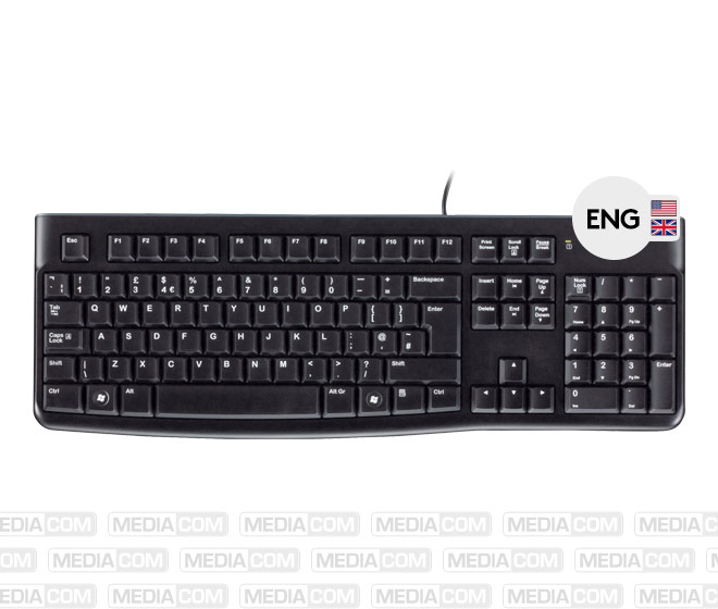 Tastatur K120, USB, schwarz