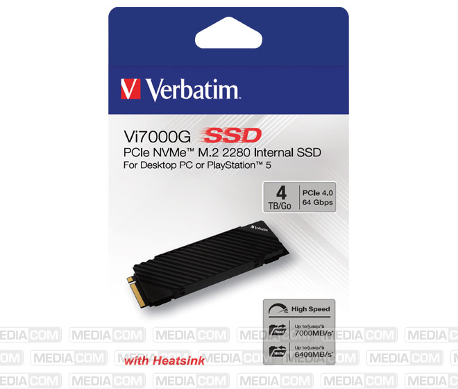 SSD 4TB, PCIe 4.0, M.2 2280, NVMe, Vi7000G