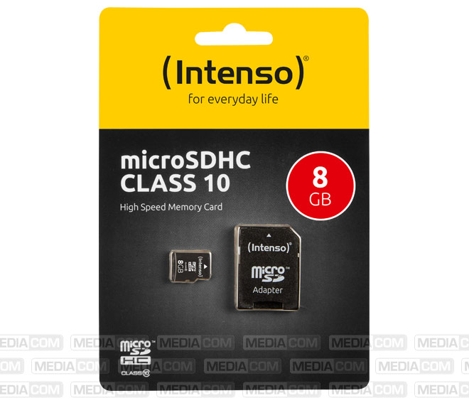 microSDHC Card  8GB, Class 10