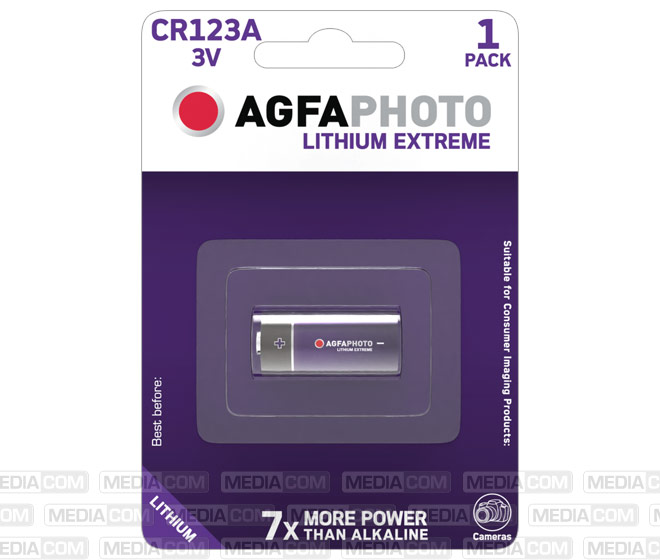 Batterie Lithium, CR123A, 3V