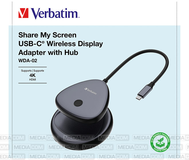 Wireless Adapter, Share My Screen, USB-C, HDMI 4K