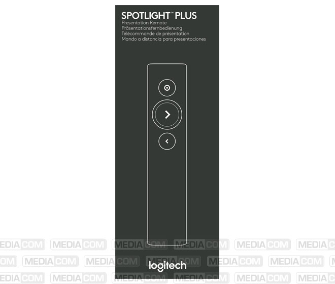 Presenter Spotlight Plus, Wireless, Bluetooth, grau
