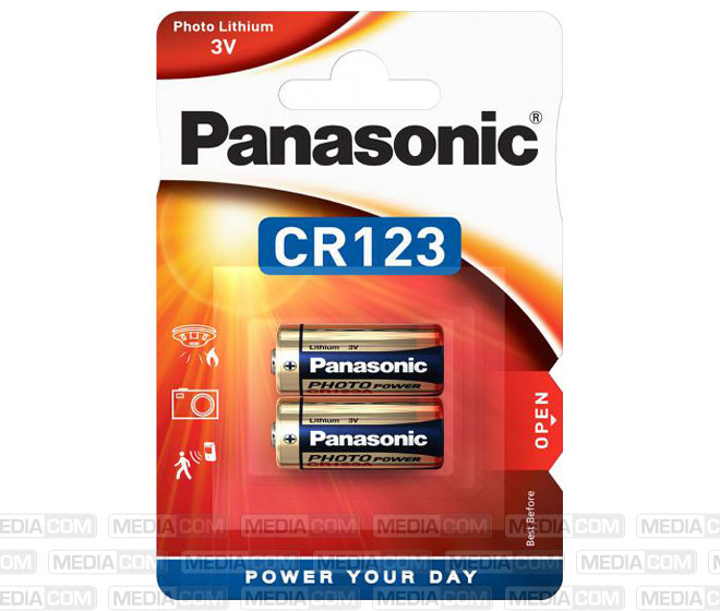 Batterie Lithium, CR123, 3V