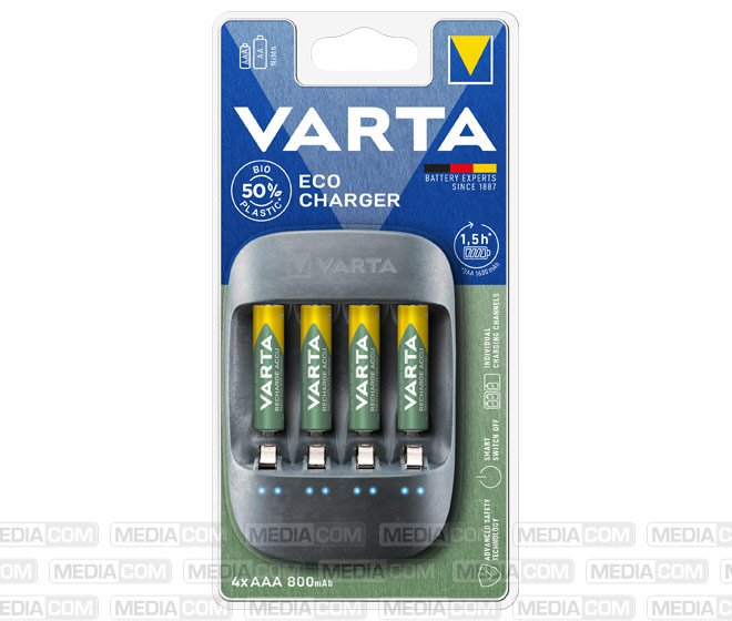 Akku NiMH, Universal Ladegerät, Eco Charger