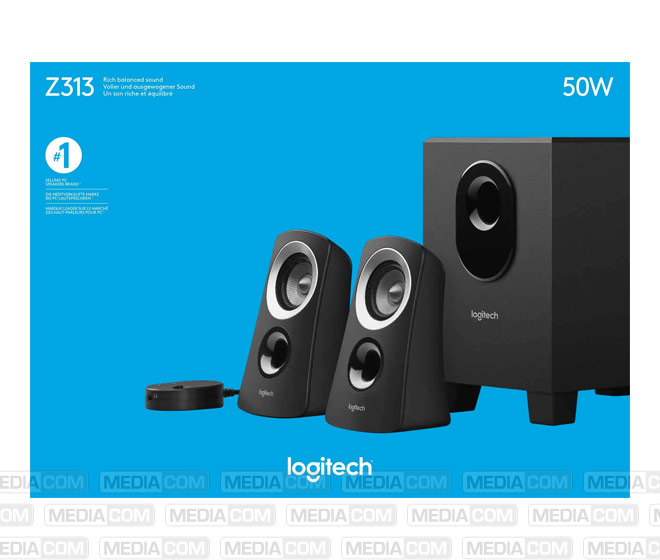 Lautsprecher Z313, Audio, Stereo 2.1, 50W Lautsprecher Z313, Audio, Stereo 2.1, 50W