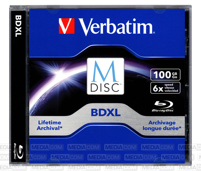 M-DISC BD-R XL 100GB/1-6x Jewelcase (1 Disc)