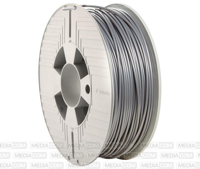 3D Printer Filament, PLA, 2.85mm, 1kg, silber